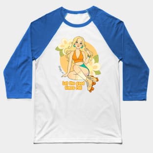 Skater Girl Baseball T-Shirt